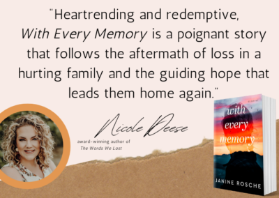 Nicole Deese Review of With Every Memory / Book Club Fiction and Romance